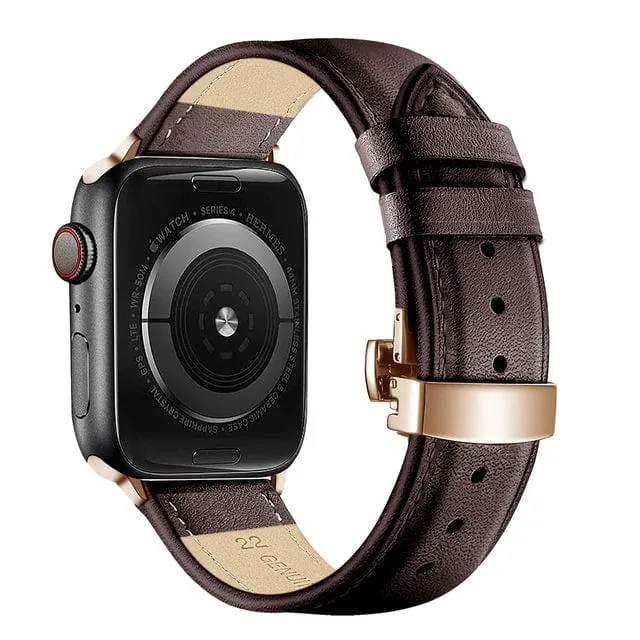 Butterfly Leather Watch Band