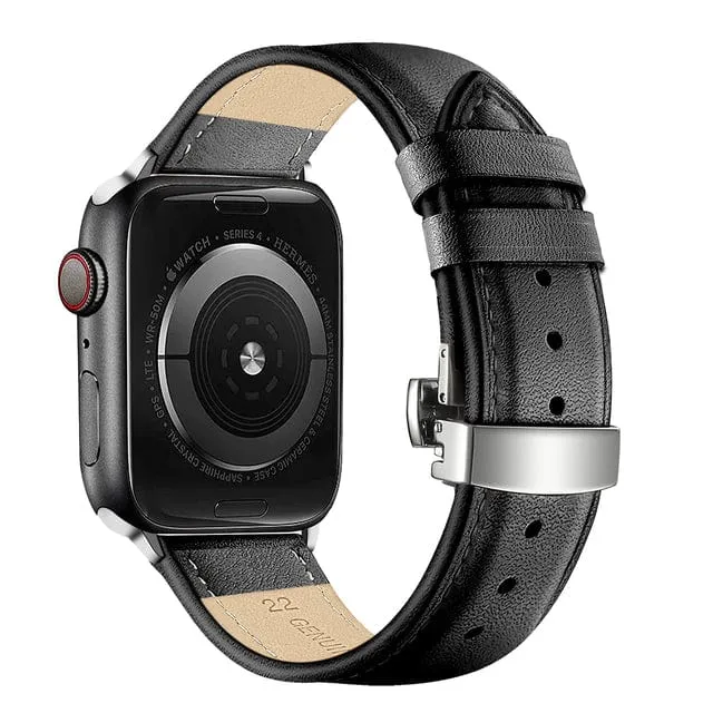 Butterfly Leather Watch Band
