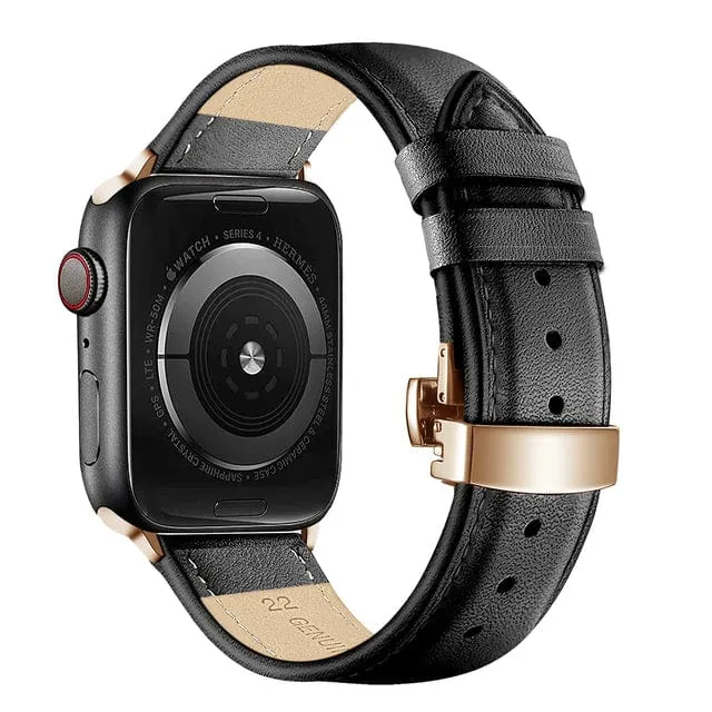Butterfly Leather Watch Band