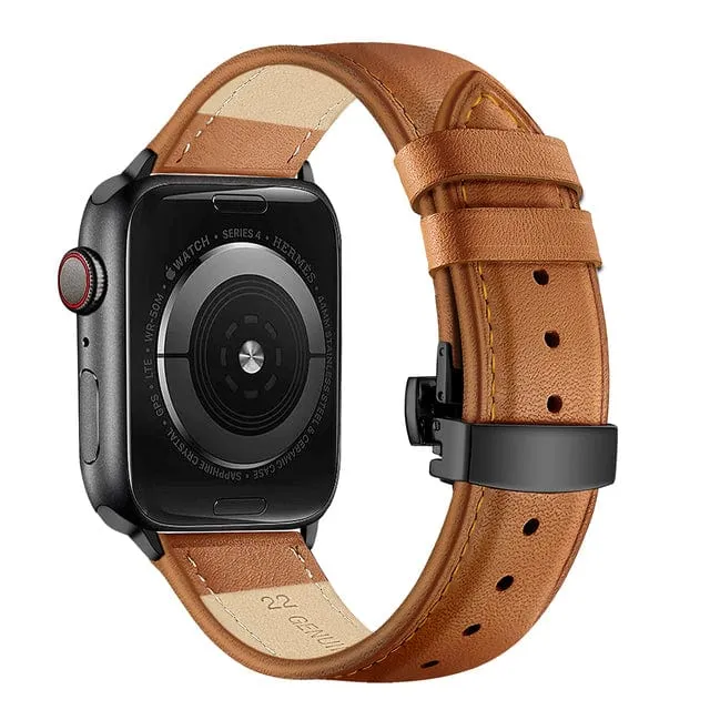 Butterfly Leather Watch Band