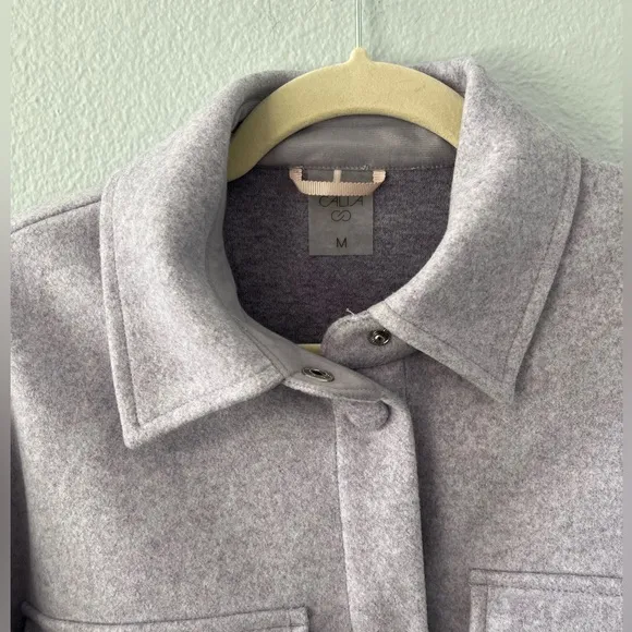 Calia Patch Pocket Shacket in Light Lavender Size M NWOT