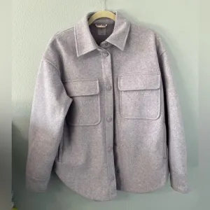 Calia Patch Pocket Shacket in Light Lavender Size M NWOT