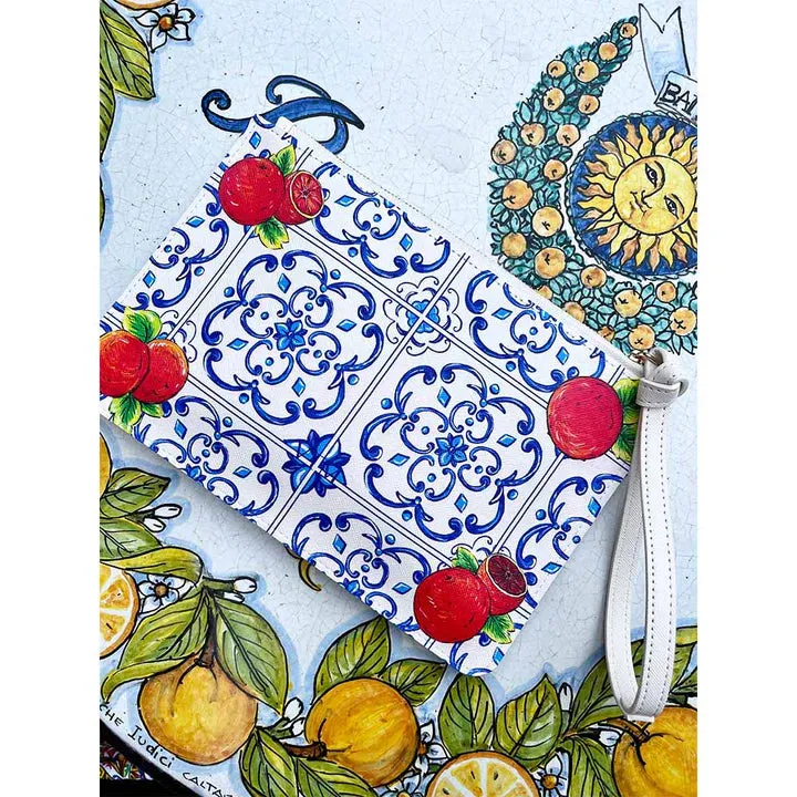 Caltagirone Arancia Clutch Bag