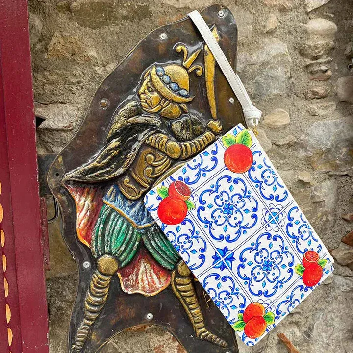 Caltagirone Arancia Clutch Bag