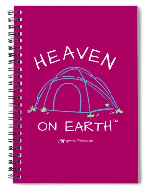 Camping/tent Heaven On Earth - Spiral Notebook
