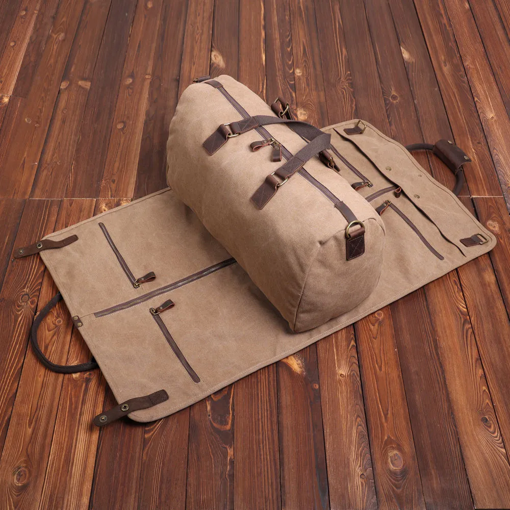 Canvas Vintage Travel Duffel Bag