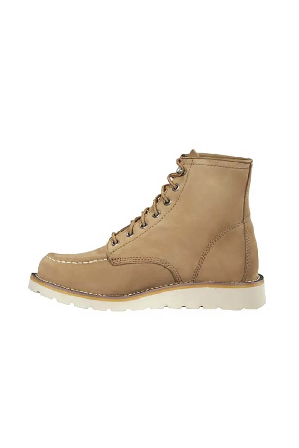 Carhartt Waterproof 6-Inch Wedge Boots for Women in Brown | FW-6022-COYOTE