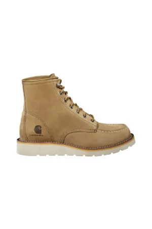 Carhartt Waterproof 6-Inch Wedge Boots for Women in Brown | FW-6022-COYOTE
