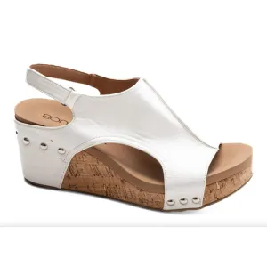 Carley White Shooth Corky's Wedges