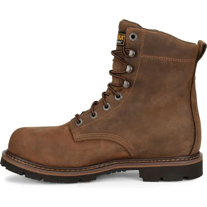 Carolina Men's Installer 8" Soft Toe Waterproof Work Boot -Brown- CA3057