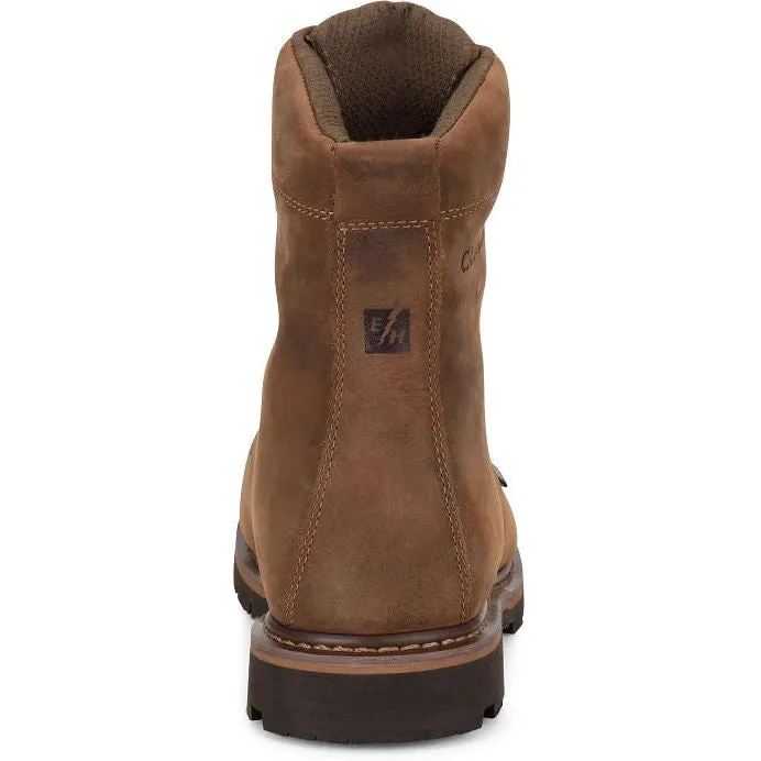 Carolina Men's Installer 8" Soft Toe Waterproof Work Boot -Brown- CA3057