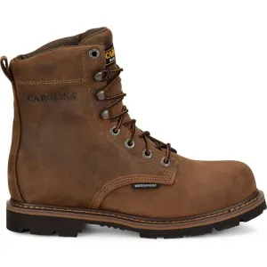 Carolina Men's Installer 8" Soft Toe Waterproof Work Boot -Brown- CA3057