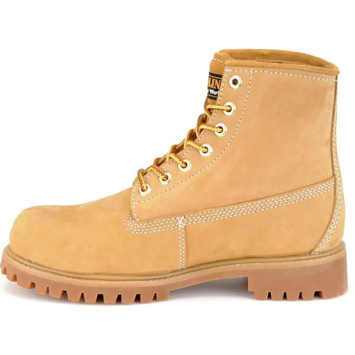 Carolina Men's Journeyman Lo 6" Waterproof Slip Resist Work Boot -Wheat- CA3045