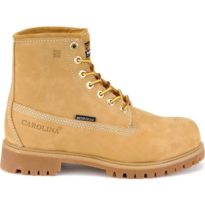 Carolina Men's Journeyman Lo 6" Waterproof Slip Resist Work Boot -Wheat- CA3045