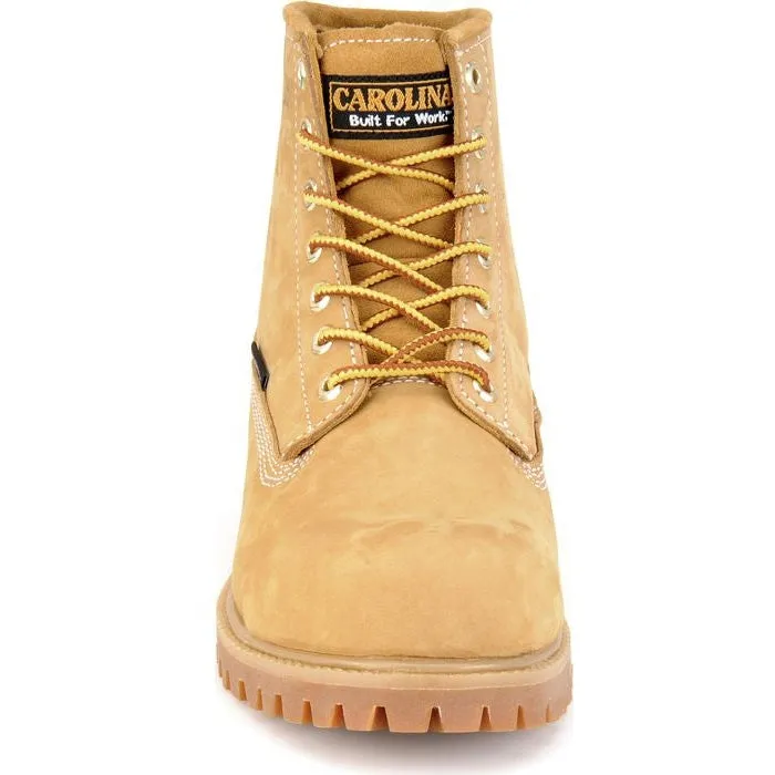 Carolina Men's Journeyman Lo 6" Waterproof Slip Resist Work Boot -Wheat- CA3045