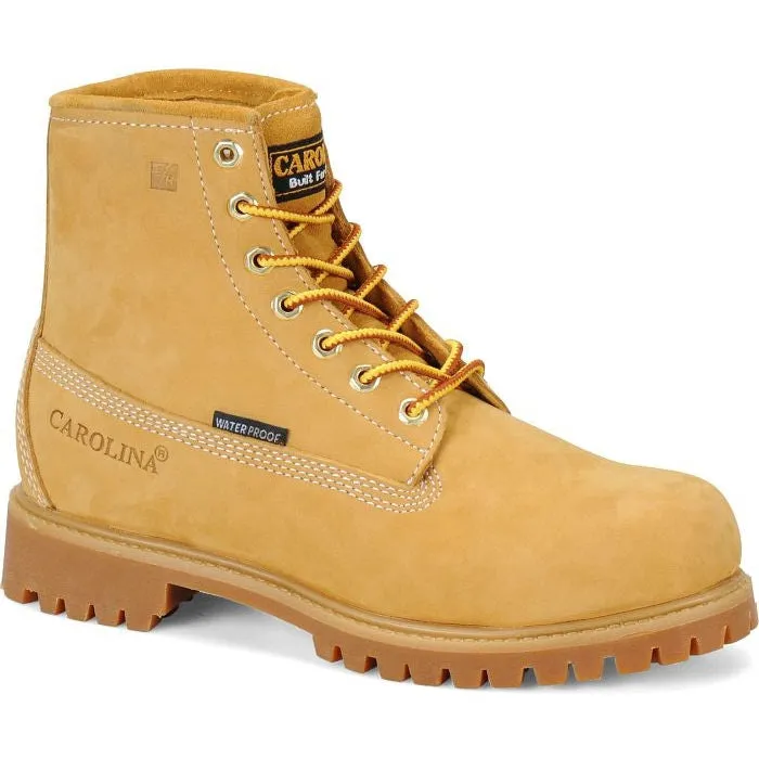 Carolina Men's Journeyman Lo 6" Waterproof Slip Resist Work Boot -Wheat- CA3045