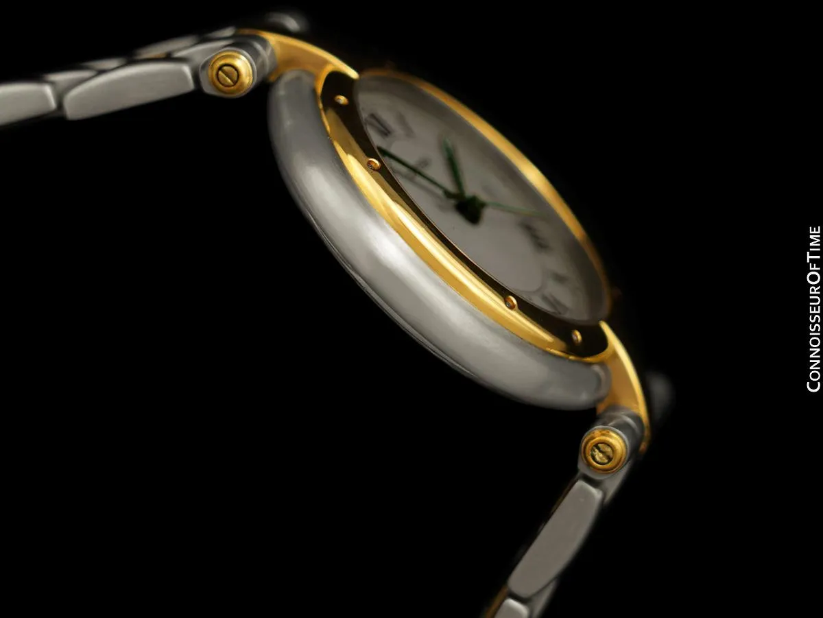 Cartier Panthere (Cougar) VLC Vendome Mens Midsize - Stainless Steel & 18K Gold