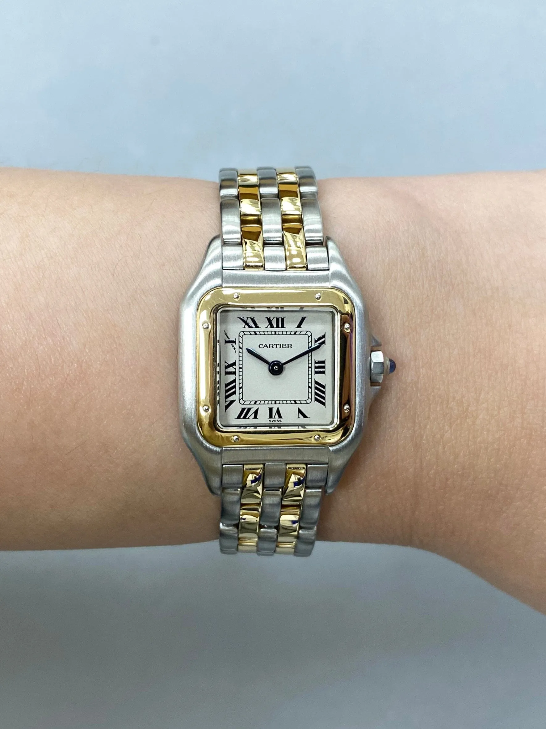 Cartier Panthere Two Rows Ladies Watch Box Papers
