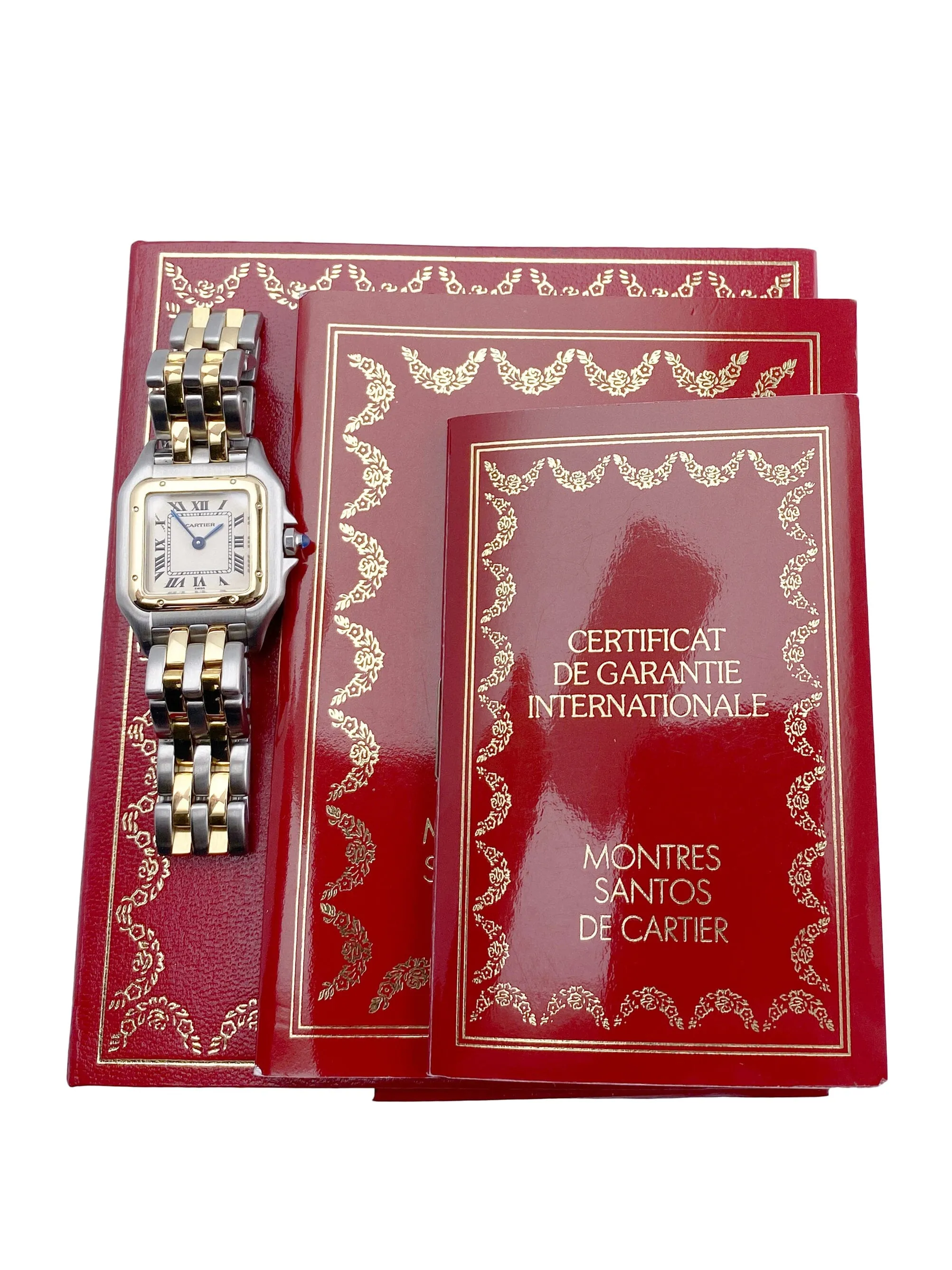Cartier Panthere Two Rows Ladies Watch Box Papers