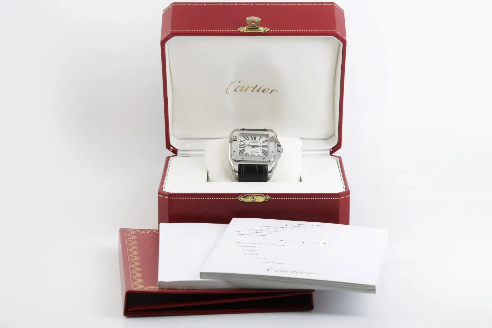Cartier Santos 2656 XL Stainless Steel 38mm Men's Watch