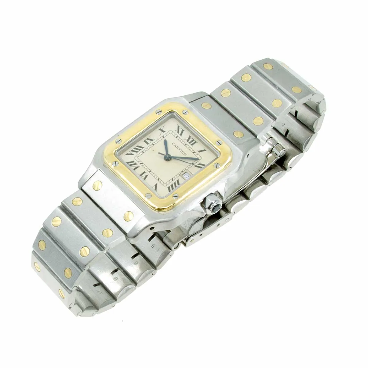 Cartier Santos Galbee Medium Automatic SS/18K ca. 1980s