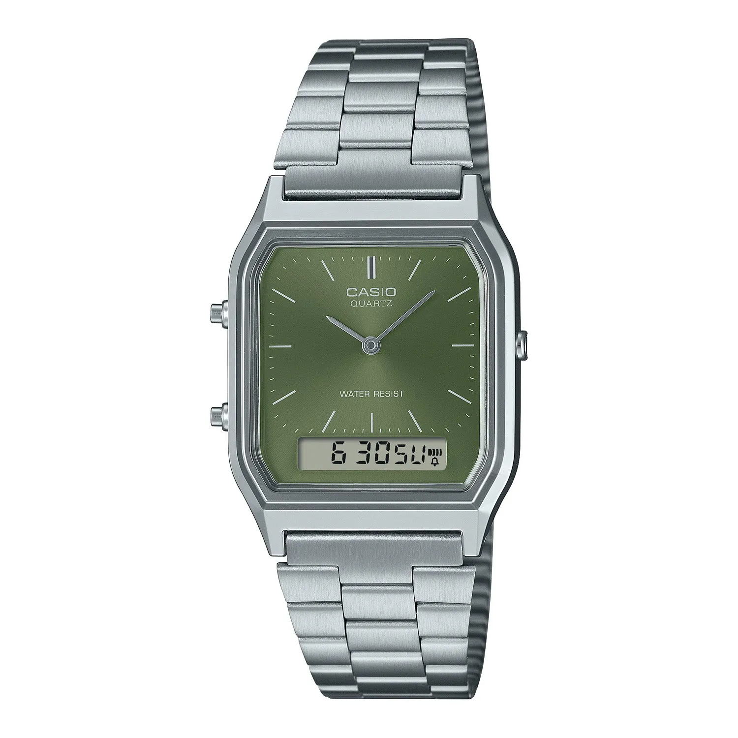 Casio Vintage Silver Watch AQ230A-3AMQY