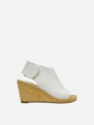 CELINE Espadrille White Wedges 38