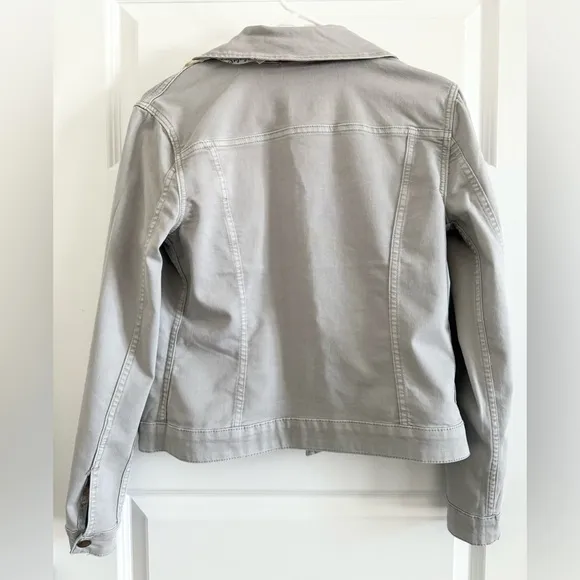 Charlie B Printed Reversible Jean Jacket