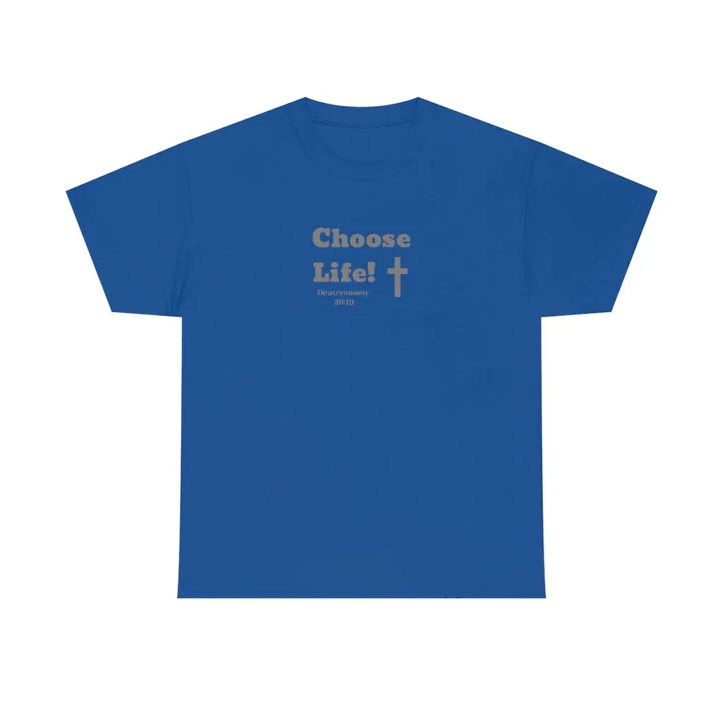 Choose Life 2.0 Women Unisex Heavy Cotton Tee