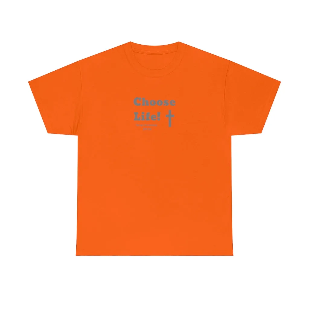 Choose Life 2.0 Women Unisex Heavy Cotton Tee