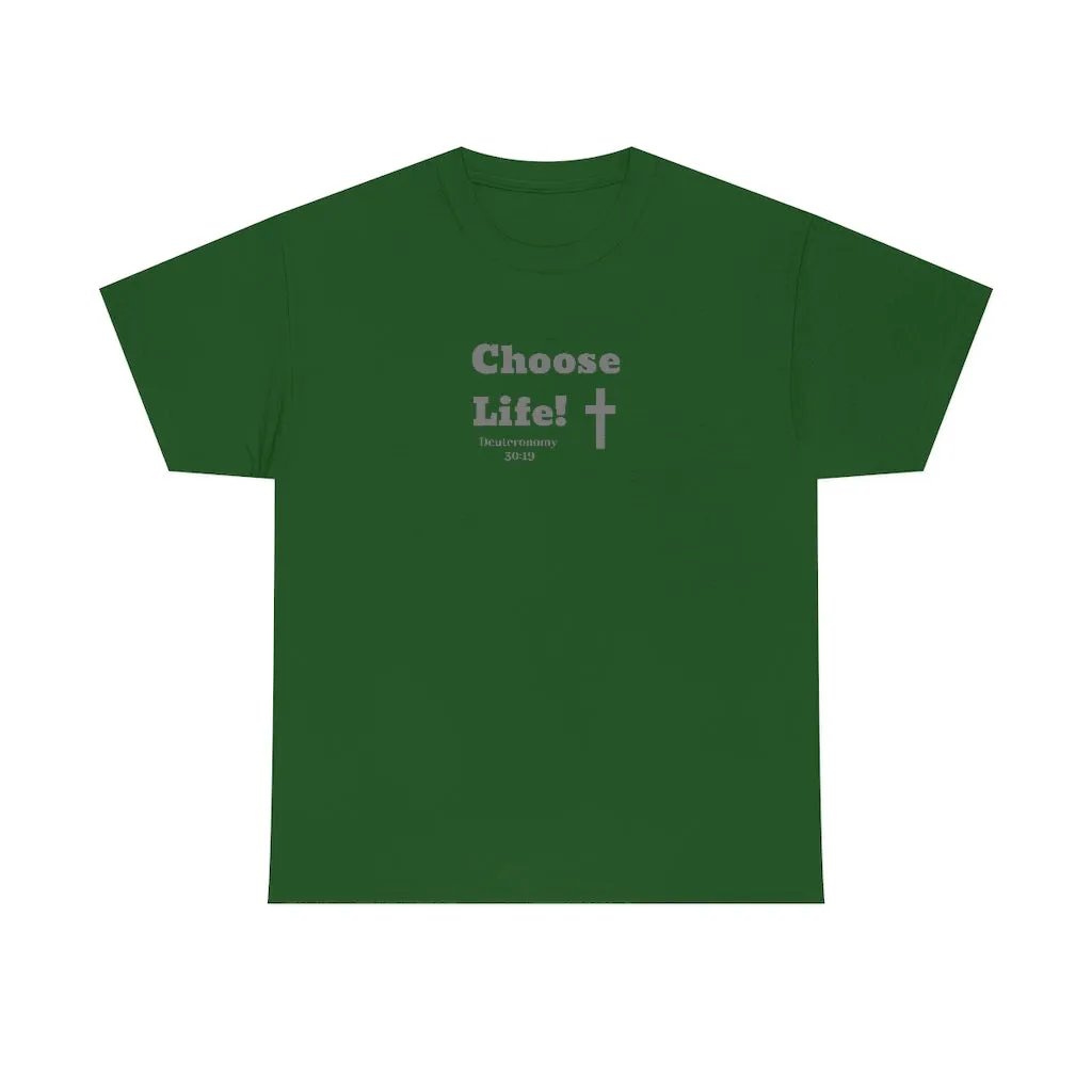 Choose Life 2.0 Women Unisex Heavy Cotton Tee