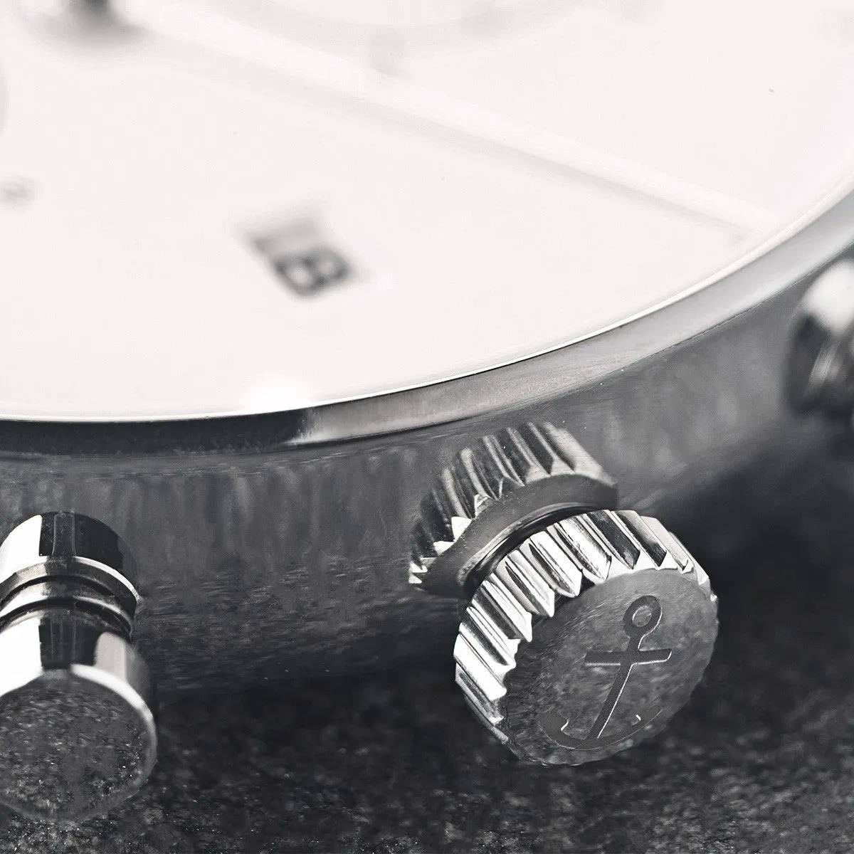 Chrono Small Silver Bicolour-Steel