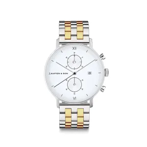 Chrono Small Silver Bicolour-Steel
