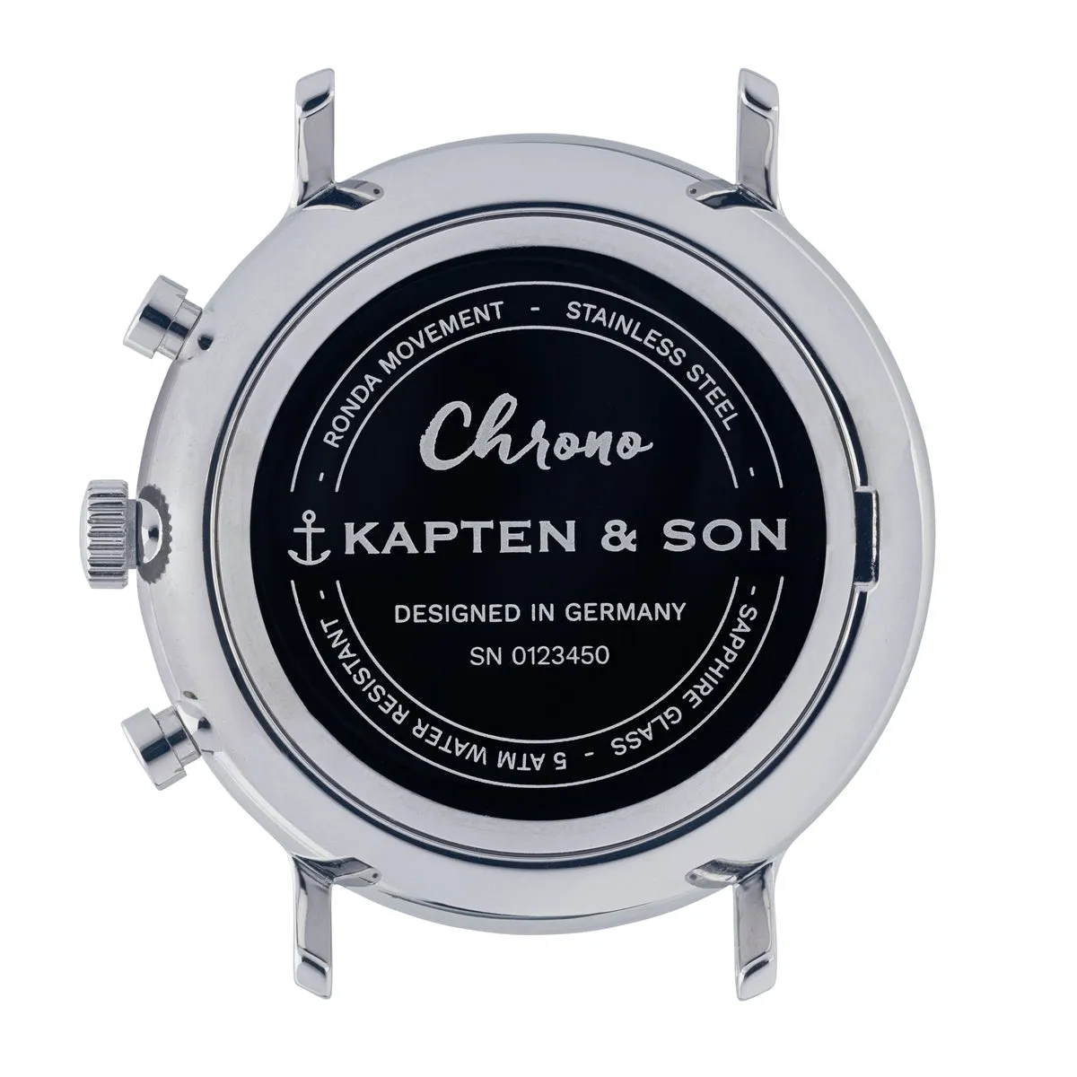 Chrono Small Silver Bicolour-Steel