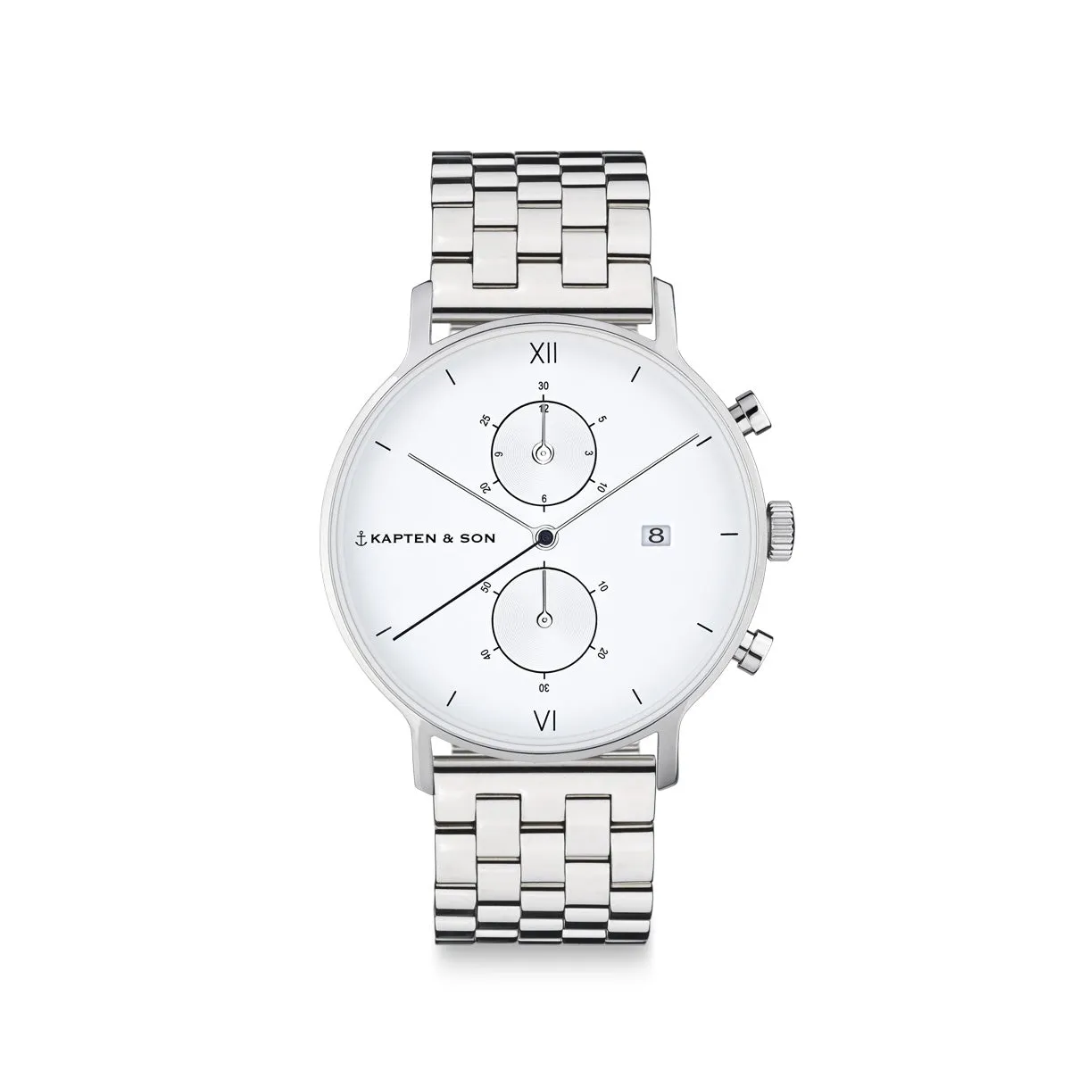 Chrono Small Silver Steel
