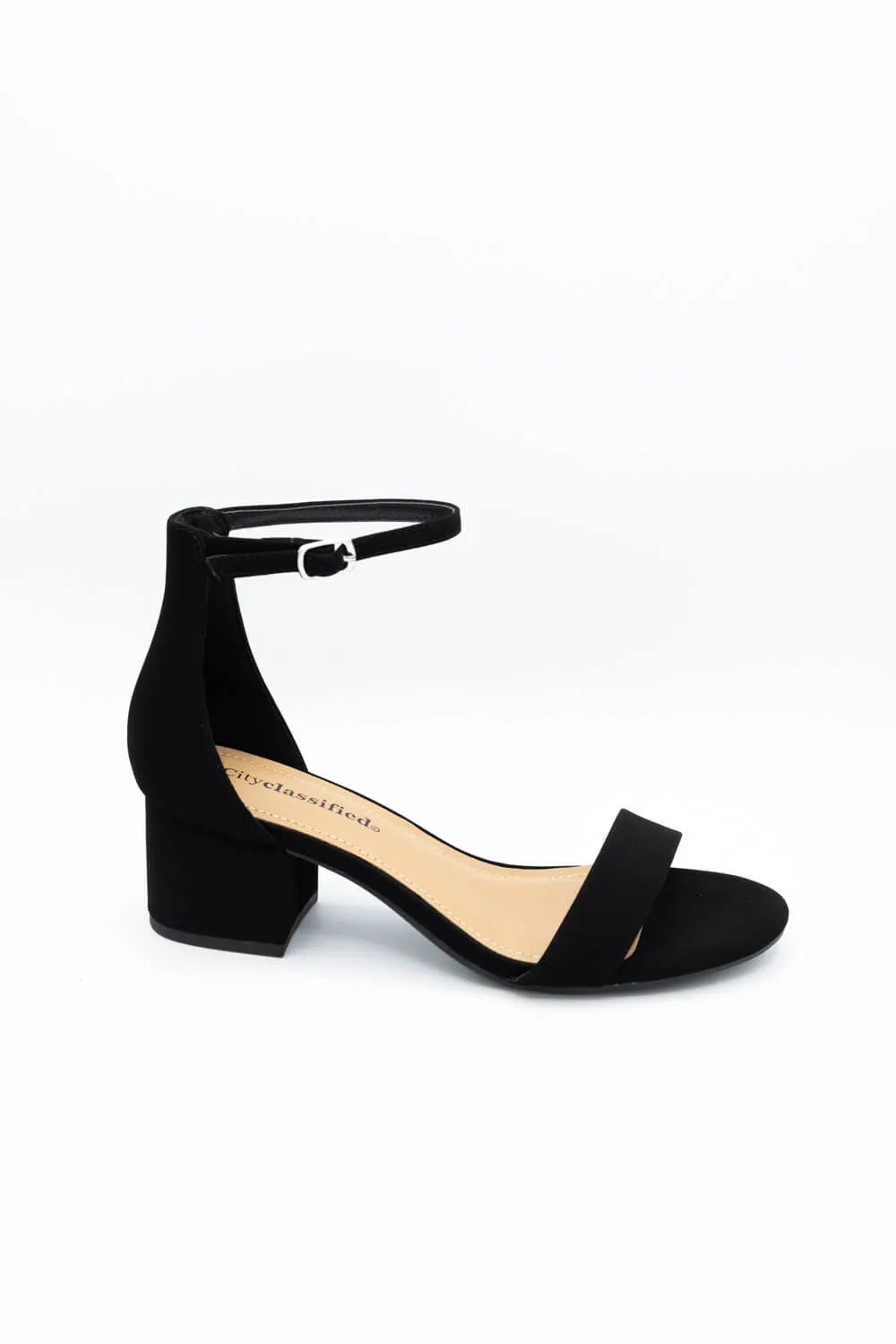 City Classified Weekend Block Heels for Women in Black | WEEKEND-S BLACK
