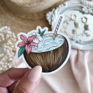 Coco Water - Die Cut Sticker