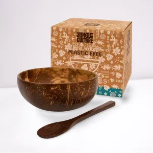 Coconut Bowl with Spoon - Classic Design