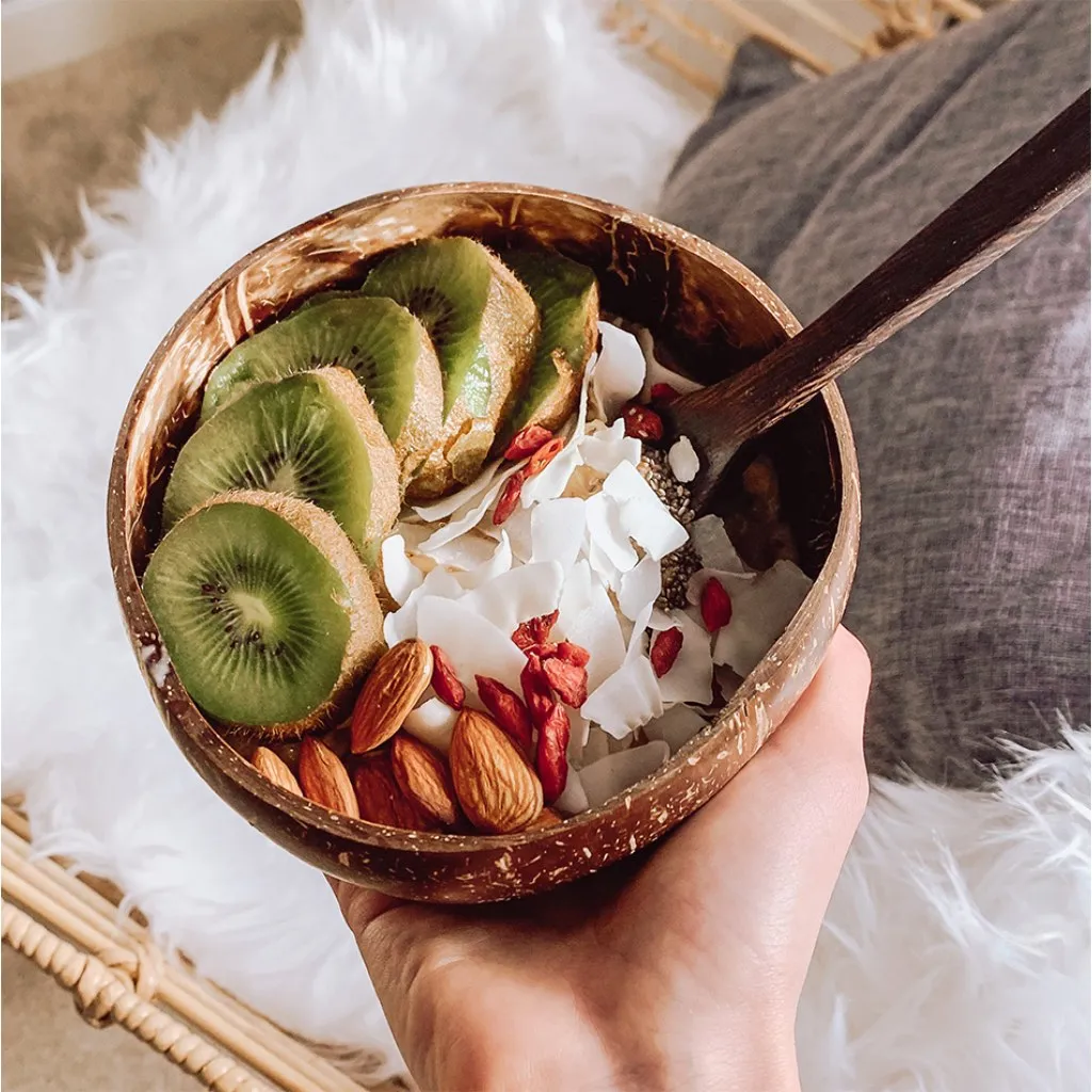 Coconut Bowl with Spoon - Classic Design