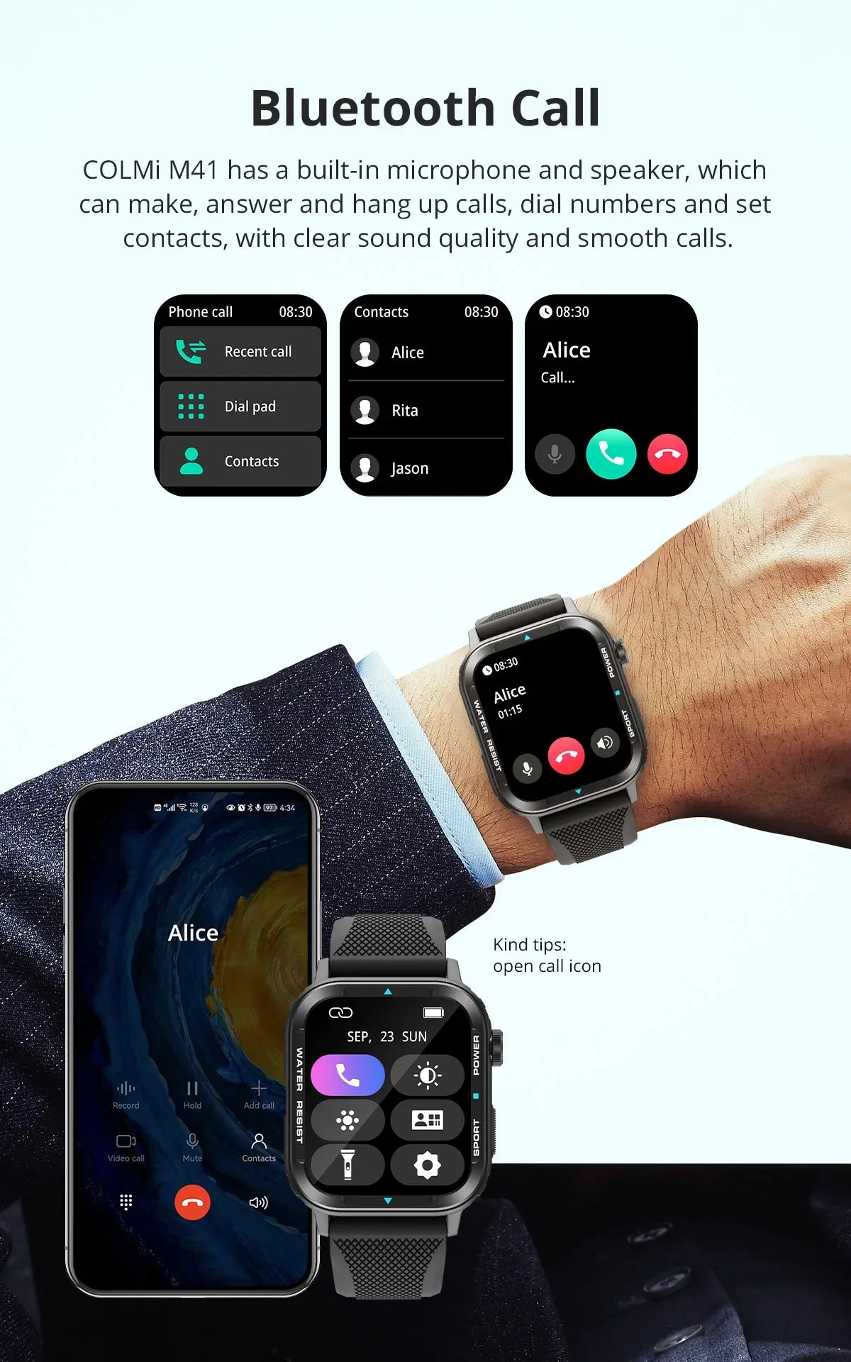 COLMI M41 1.90" HD Display Smart Fitness Watch