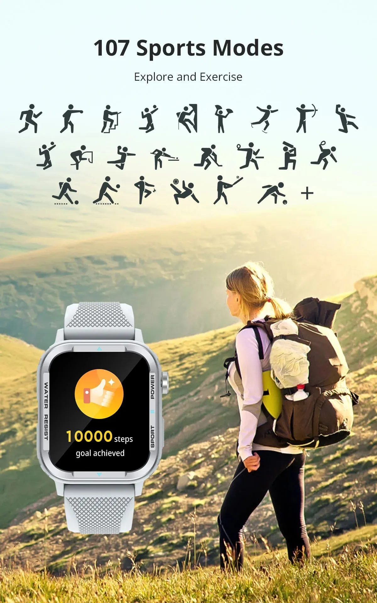 COLMI M41 1.90" HD Display Smart Fitness Watch