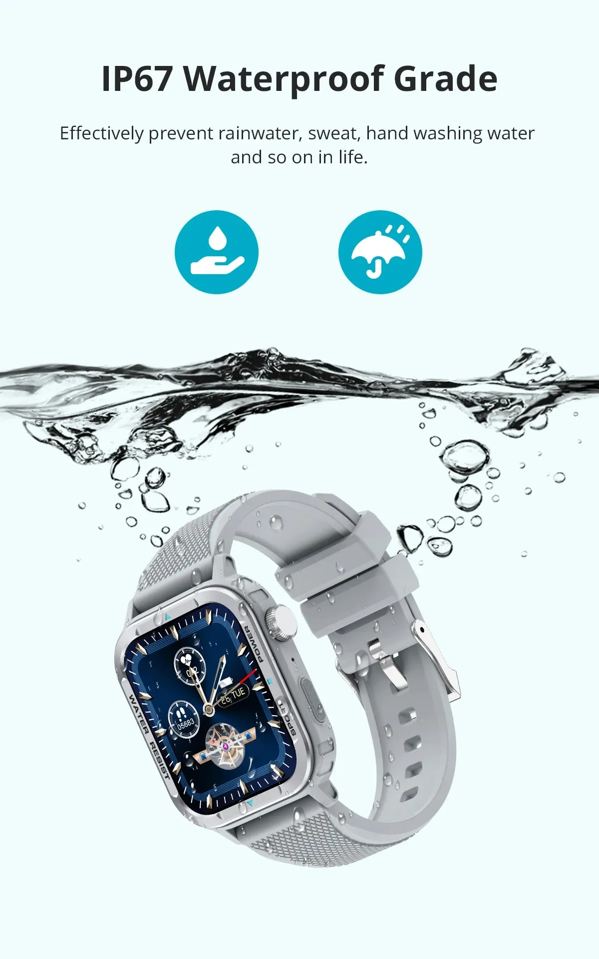 COLMI M41 1.90" HD Display Smart Fitness Watch