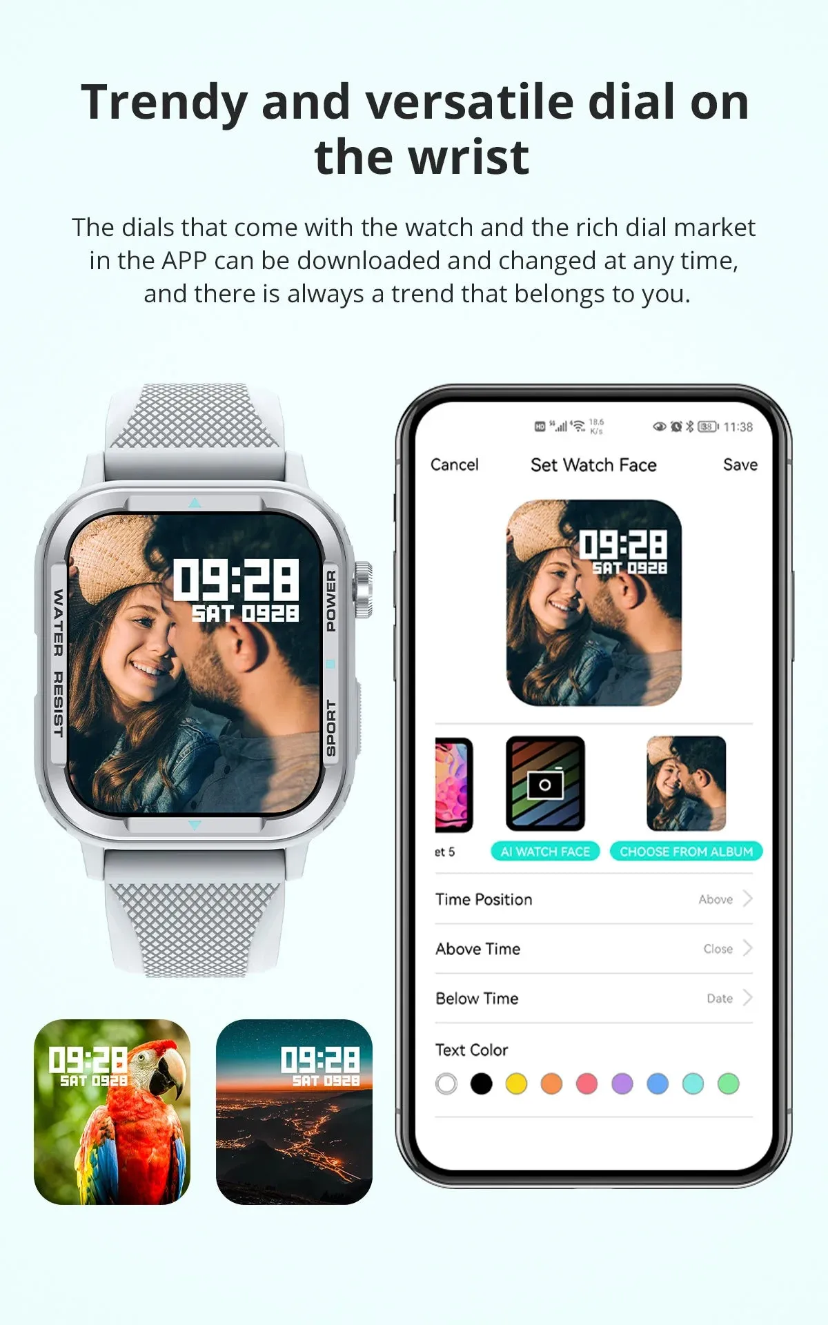 COLMI M41 1.90" HD Display Smart Fitness Watch