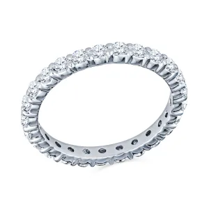 Common Prong Eternity Diamond Bands .03CT Diamonds