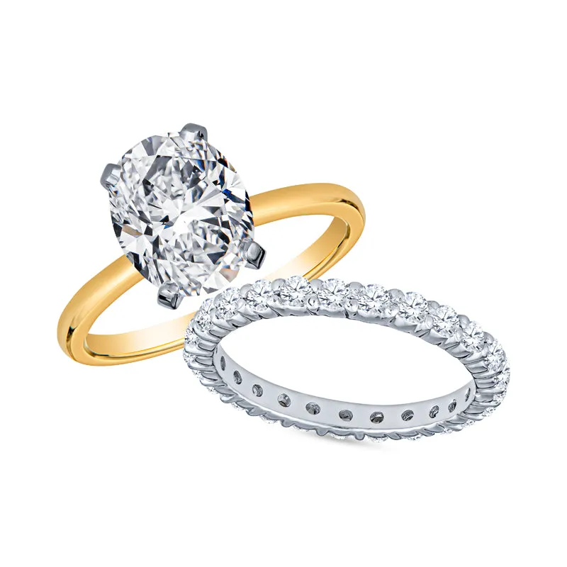 Common Prong Eternity Diamond Bands .03CT Diamonds