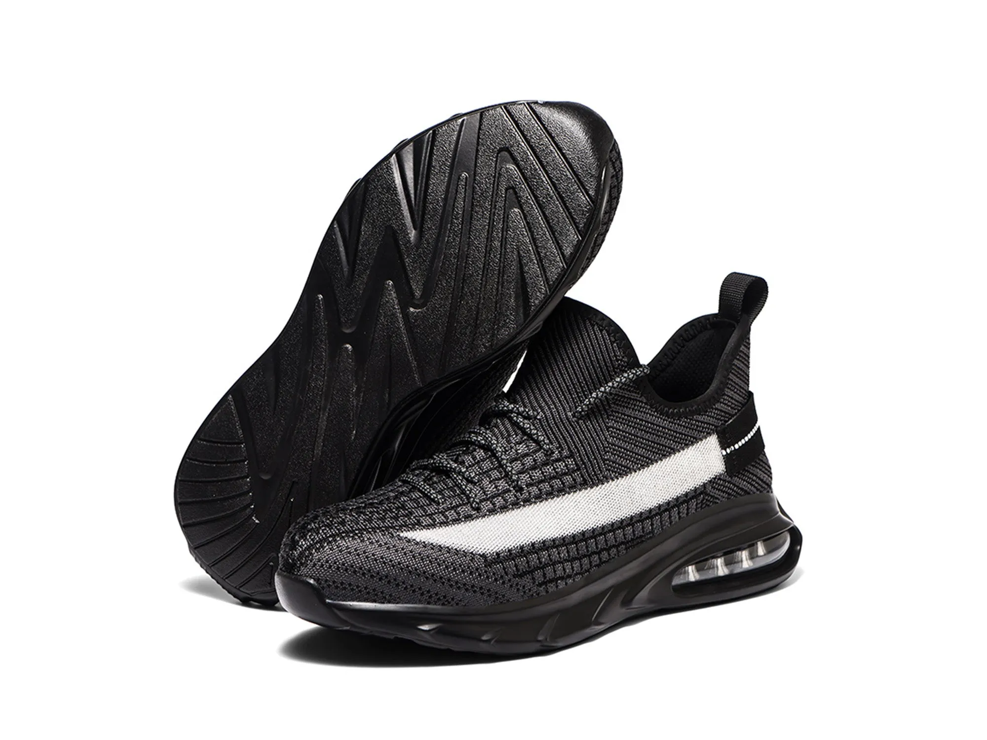 Composite Toe Shoes Men's Work Safety Shoes Slip On Industrial Construction Safety Work Boots