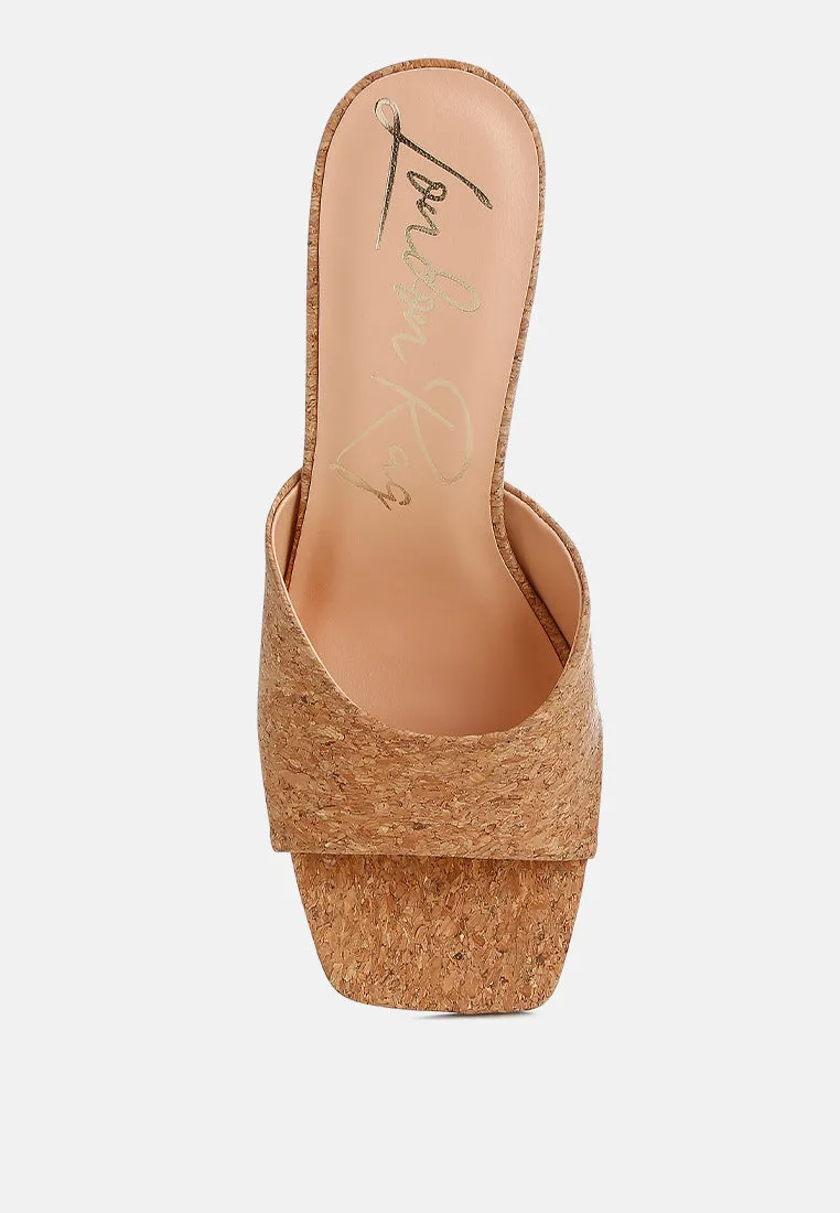 Cork Wedge Sandals By RAG
