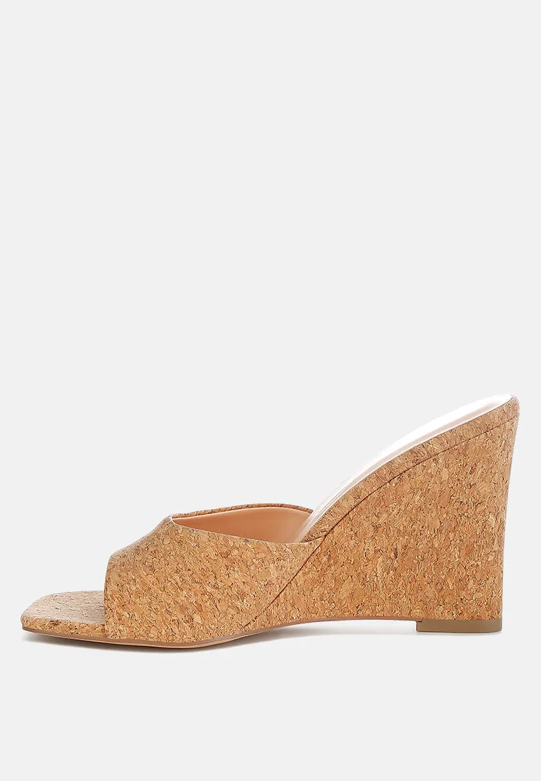 Cork Wedge Sandals By RAG