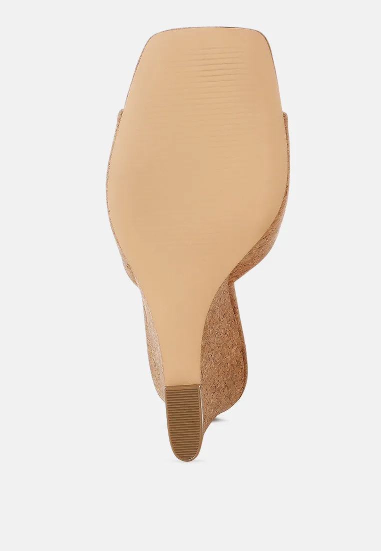Cork Wedge Sandals By RAG