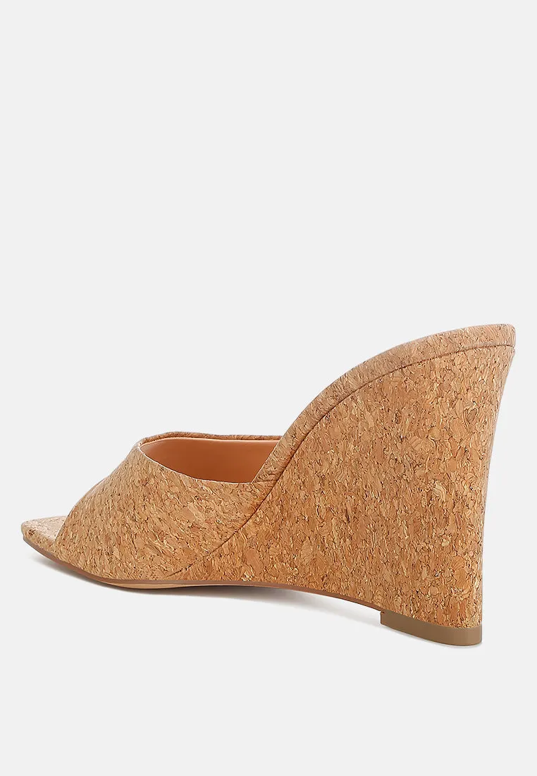 Cork Wedge Sandals By RAG